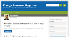 Desktop Screenshot of energyassessormagazine.com