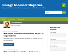 Tablet Screenshot of energyassessormagazine.com